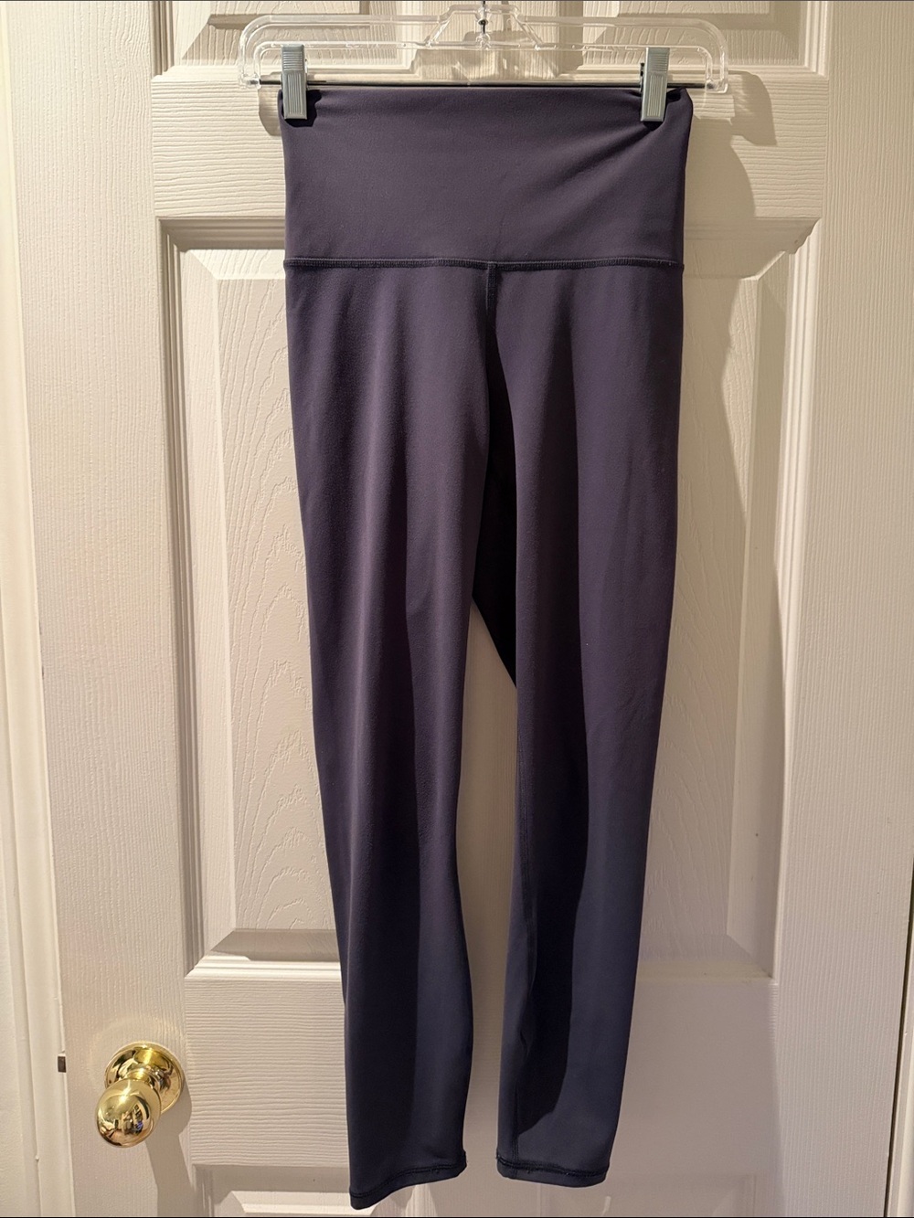 91 - Fabletics High-Waist Leggings in Deep Purple